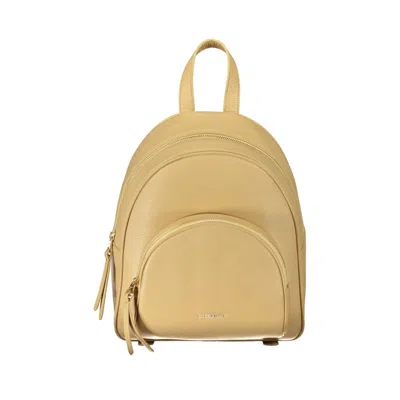 Coccinelle Leather Women's Backpack In Beige