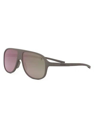 Tag Heuer Men's Bolide 57mm Pilot Sunglasses In Light Brown Taupe Mirror