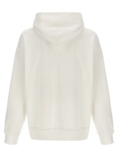 Polo Ralph Lauren Logo Print Hoodie In White
