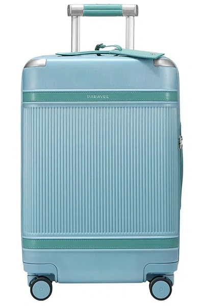 Paravel Aviator Carry-on Recycled Hardshell Suitcase In Marine Blue