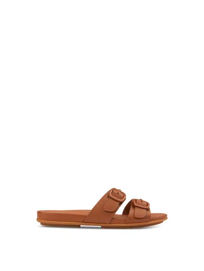 Fitflop Women's  Gracie Two-bar Buckle Sandals In Brown