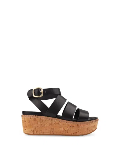 Fitflop Women's  Eloise Strappy Wedge Sandals In Black