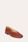 The Frye Company Frye Claire Flats In Cognac