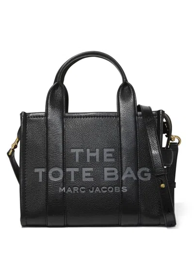 Marc Jacobs The Tote Bag Small Leather Tote In Black