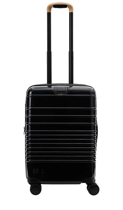 Beis The Glossy Carry-on Roller In Black