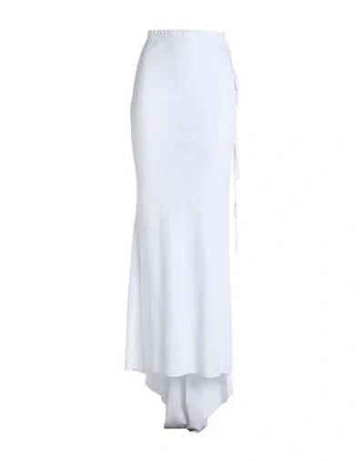 Ann Demeulemeester Vittoria Fishtail Maxi Skirt Female White