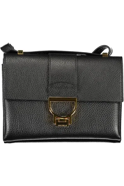 Coccinelle Chic Black Leather Shoulder Bag