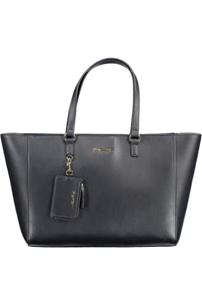 Tommy Hilfiger Chic Blue Everyday Shoulder Bag In Black
