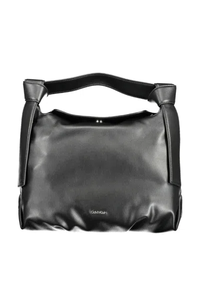 Calvin Klein Chic Contrast Detail Black Handbag
