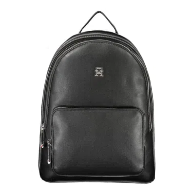 Tommy Hilfiger Chic Eco-conscious Black Backpack