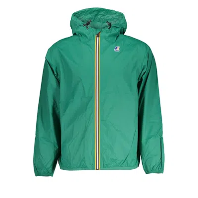 K-way Chic Urban Waterproof Hooded Jacket In Green