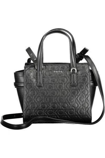 Calvin Klein Eco-chic Black Handbag With Sleek Design