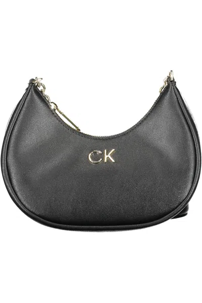 Calvin Klein Elegant Black Chain Shoulder Bag