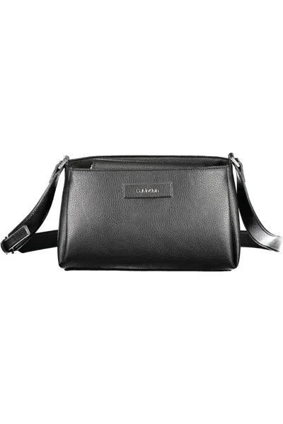 Calvin Klein Elegant Black Recycled Polyester Shoulder Bag