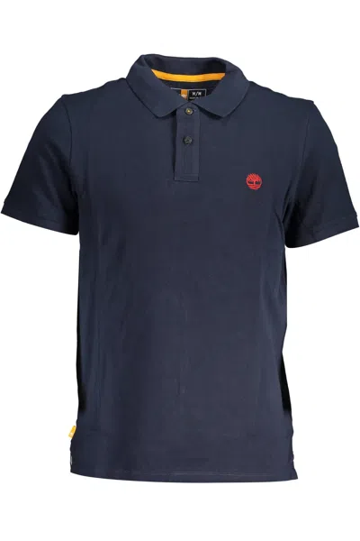 Timberland Elegant Blue Cotton Polo Shirt