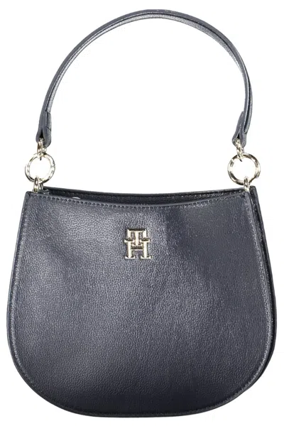 Tommy Hilfiger Elegant Blue Two-compartment Handbag