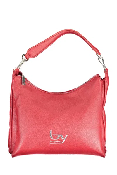 Byblos Elegant Red Chain-handle Convertible Handbag In Blue