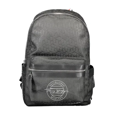 Tommy Hilfiger Elegant Urban Backpack With Laptop Pocket In Metallic