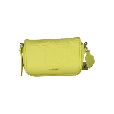 Desigual Yellow Polyethylene Handbag In Green