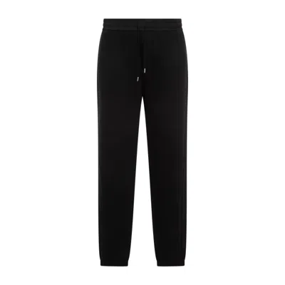 Saint Laurent Black Cotton Jogging Pants