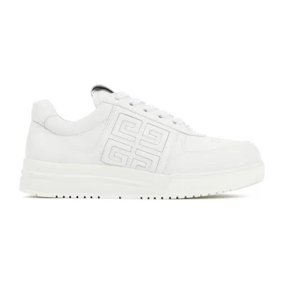 Givenchy White G4 Leather Low-top Sneakers