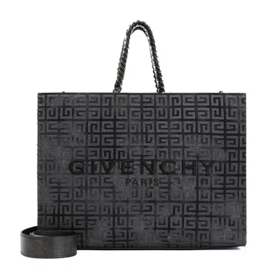 Givenchy Medium G Tote Bag With Chain In Black