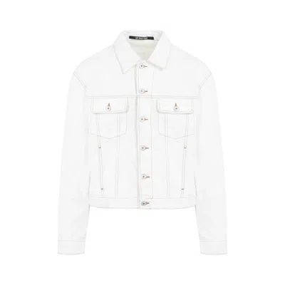 Jacquemus La Veste De-nimes Jacket In White