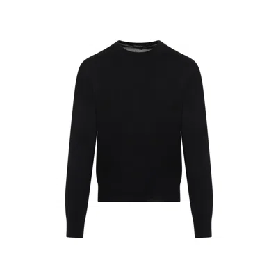 Tom Ford Cashmere-silk Crewneck Sweater In Black