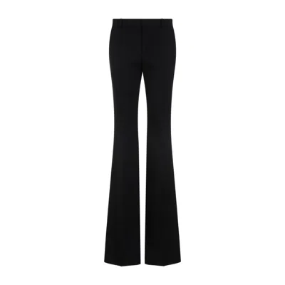 Saint Laurent Wool Pants In Black