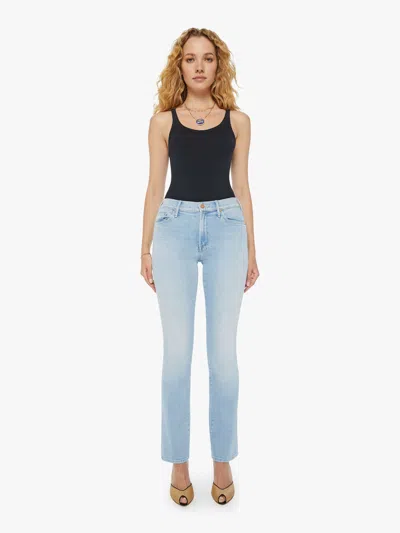 Mother The Insider Sneak Lost Art Jeans In Blue - Size 33