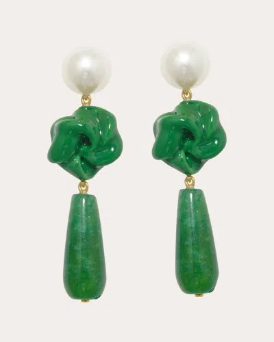 Completedworks Women's The Depths Of Time Drop Earrings In Green