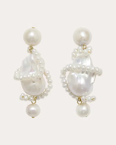 Completedworks Women's Thicket Drop Earrings In White