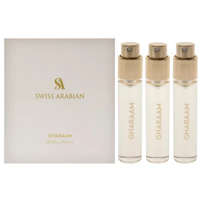 Swiss Arabian Gharaam By  For Unisex - 3 Pc Mini Gift Set 3 X 1oz Edp Spray (refill) In White