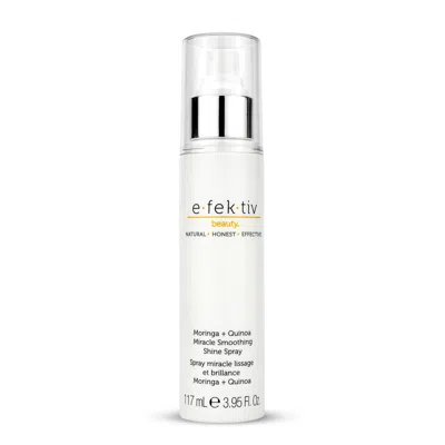 E.fek.tiv Moringa Plus Quinoa Miracle Smoothing Shine Spray By E. Fek. Tiv For Unisex - 3.95 oz Hair Spray In White