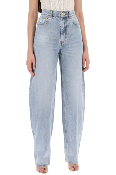 Zimmermann "curved Leg Natural Jeans For In Multi