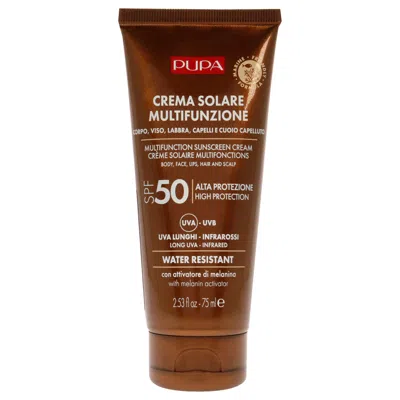 Pupa Milano Multifunction Sunscreen Cream Spf 50 By  For Unisex - 2.53 oz Sunscreen In White