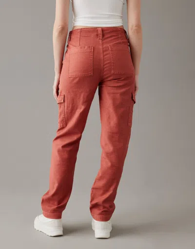 American Eagle Outfitters Ae Stretch Cargo Straight Pant In Gold