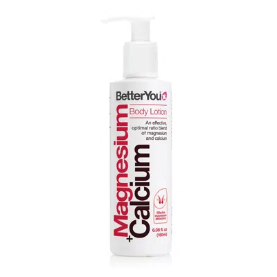 Betteryou Magnesium Plus Calcium Body Lotion By  For Unisex - 6.08 oz Body Lotion In White