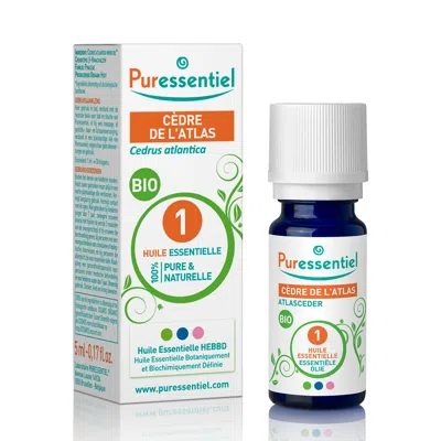 Puressentiel Organic Essential Oil - Atlas Ceder By  For Unisex - 0.17 oz Oil In White