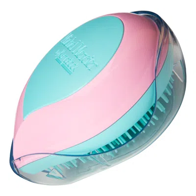 Michel Mercier Pack And Go Detangler Thick Hair - Turquoise-pink By  For Unisex - 1 Pc Hair Brush In White