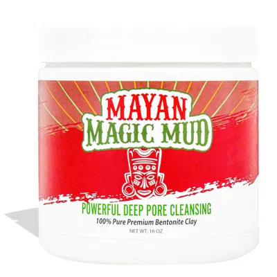 Mayan Magic Mud Powerful Deep Pore Cleansing Sodium Bentonite Clay By  For Unisex - 16 oz Cleanser In White