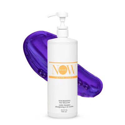 Now Beauty No Yellow Shampoo By  For Unisex - 32 oz Shampoo In White