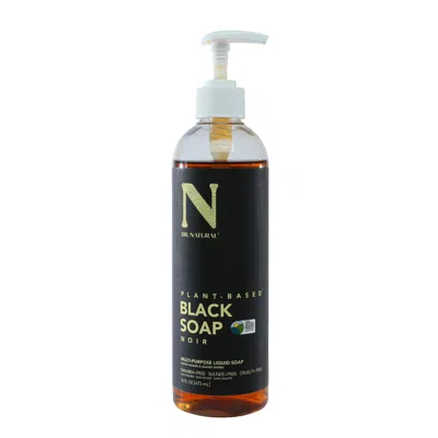 Dr. Natural Multi-purpose Liquid Black Soap By  For Unisex - 16 oz Soap In White