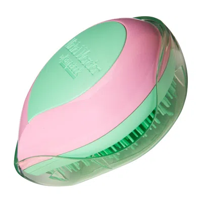 Michel Mercier Pack And Go Detangler Regular Hair - Green-pink By  For Unisex - 1 Pc Hair Brush In White