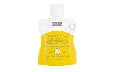 Pupa Milano Exfoliating And Revitalizing Face Mask - Lemon Extract By  For Unisex - 1.01 oz Mask In White