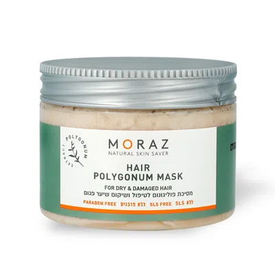 Moraz Hair Polygonum Mask By  For Unisex - 12 oz Masque In White