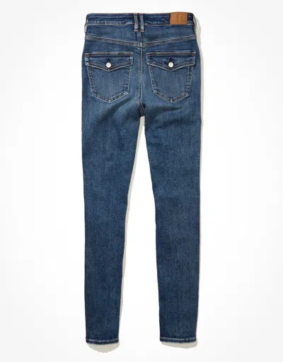 American Eagle Outfitters Ae Ne(x)t Level Super High-waisted Jegging In Blue