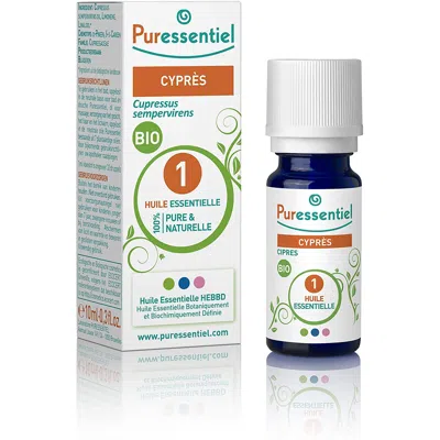 Puressentiel Organic Essential Oil - Cypress By  For Unisex - 0.3 oz Oil In White