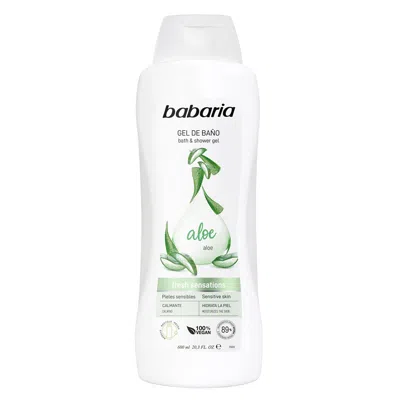 Babaria Aloe Vera Body Wash By  For Unisex - 20.3 oz Body Wash In White