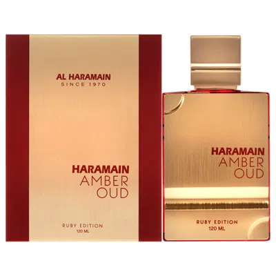 Al Haramain Amber Oud - Ruby Edition By  For Unisex - 4 oz Edp Spray In Brown